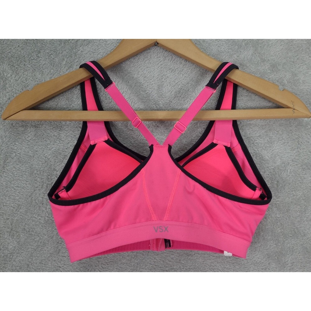 VS VICTORIA'S SECRET Sport Bra by VSX~‎ Front-Close 34B Pink - Picture 9 of 11
